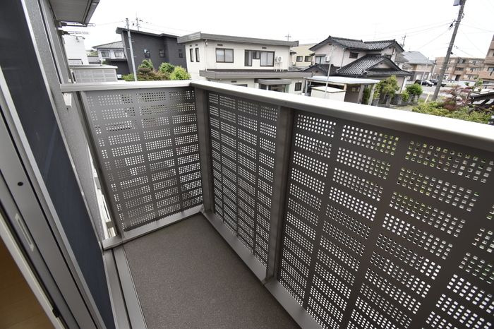 D-room下堀のバルコニー