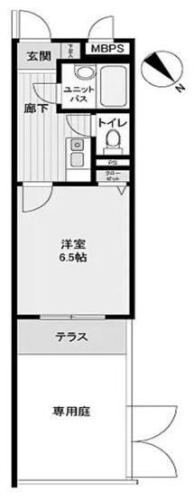 【間取り】 | ライオンズマンション八王子めじろ台 | 1Kは、キッチンと居室が分かれているため、生活空間にメリハリをつけられますね。料理の臭いが気になりにくく、来客時にもプライベート空間を確保しやすい点が魅力ですね。一人暮らしでも快適な生活を送れますよ。