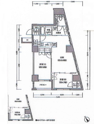 JPnoie小石川富坂の間取り