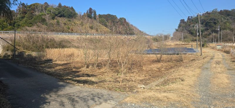 富津市数馬　売地の外観|■車での侵入科可