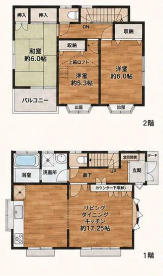 【間取り】 | 3LDKは、リビングダイニングキッチンと3つの居室がある間取り。ファミリー層に非常に人気の高い間取りで、広々としたリビングで家族団らんを楽しみ、個室でプライベートな時間も確保できるのが大きな魅力です。