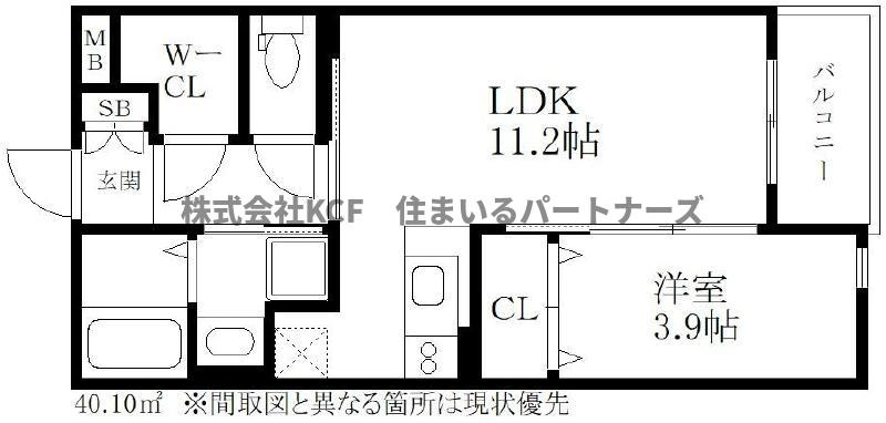 ボワットノワールの間取り