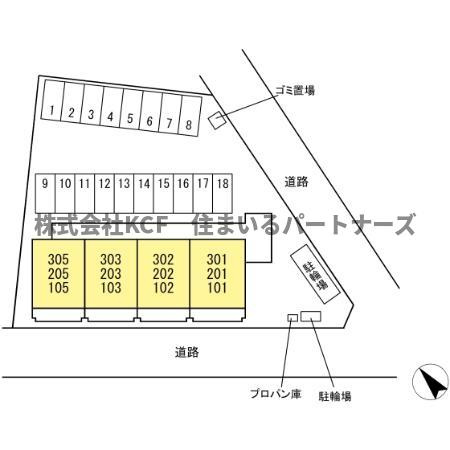 メゾンルミエールの区画図