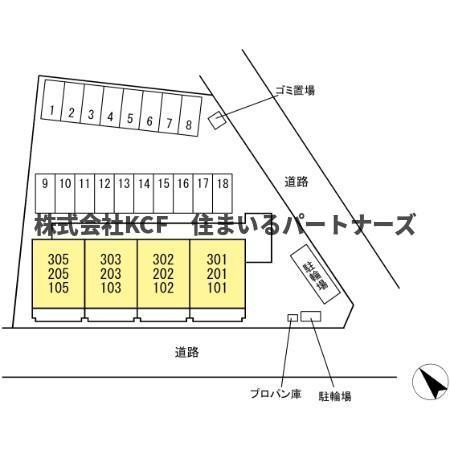 メゾンルミエールの区画図