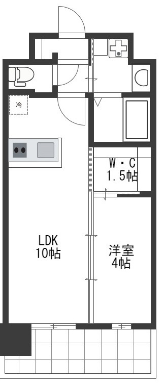 Miele昭和町の間取り