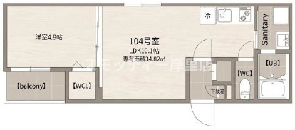 F Maison AtrioⅡの間取り