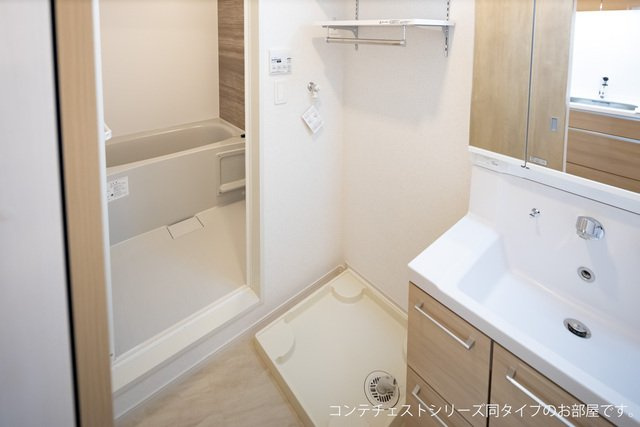 ブリュージュ　テラスの洗面所|忙しい朝には欠かせない洗面所です