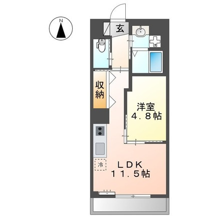 小平市栄町３丁目の賃貸マンションの間取り