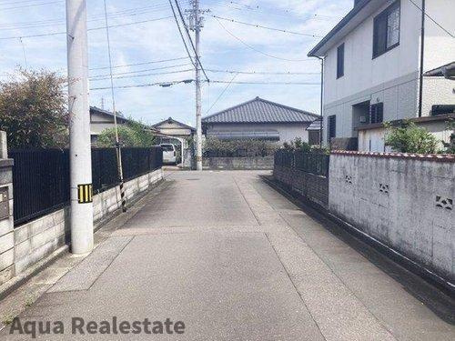オール電化デザイナーズハウス丸亀市土器町西建売④の前面道路含む現地写真|前面道路含む現地写真です