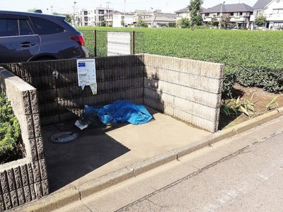 敷地内ゴミ置場！