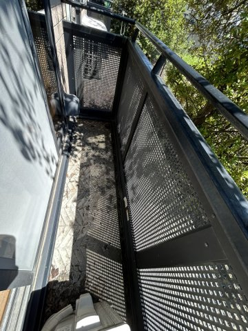 パーシモンコートのバルコニー