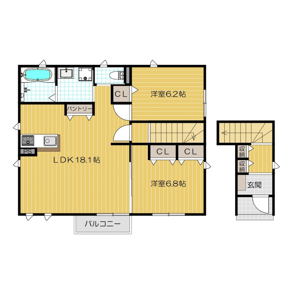 Ａｌｅｇｒｉａの間取り