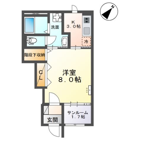 Ｃｏｃｏ　Ｌｅａｆの間取り