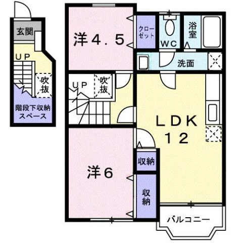 グリーンヴィラ　Ｂの間取り