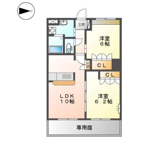 Ｐｒｅｎｄｒｅ　Ｃｈａｔｅａｕの間取り