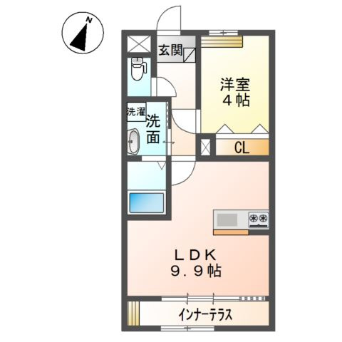 グローリアオオフクの間取り