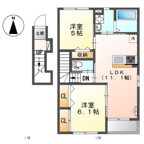 クオーレの間取り