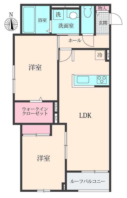 Ｂｅｌｌｅ　Ｌｅａｄ　大倉山の間取り