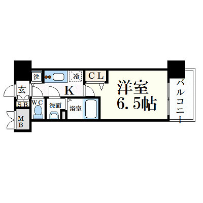 プレサンス名古屋ＳＴＡＴＩＯＮサティナの間取り