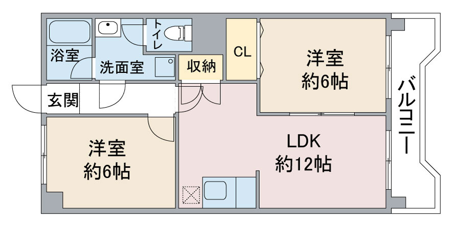 エレヴァールカズミの間取り