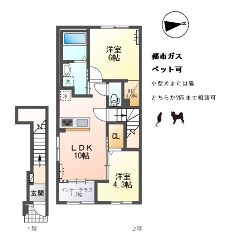 アルパインローズ　Ｃの間取り