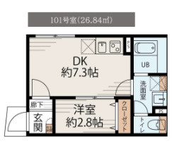 CASALUXE大島の間取り