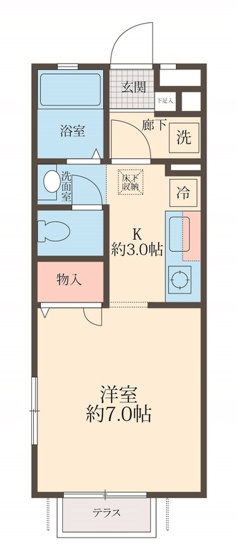 【間取り】 | ガーデンハウスA