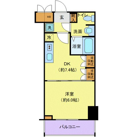 Supre新横浜の間取り