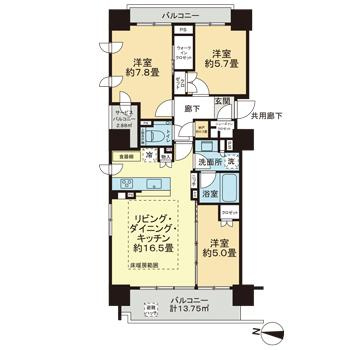 シティタワーズ円山ＳＩＤＥ　Ｂ