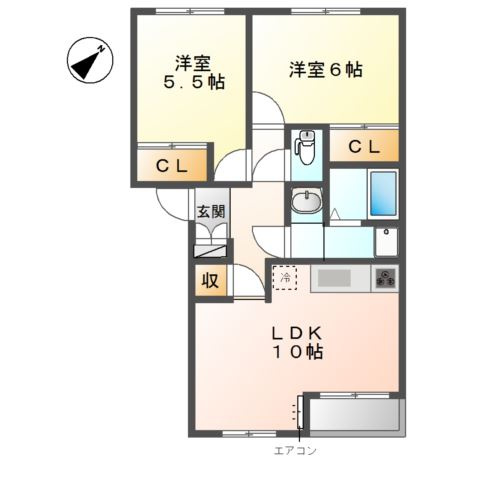 パーチェ西初石の間取り