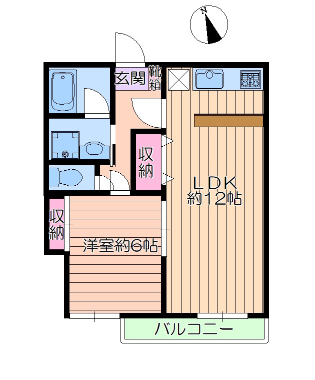 エレガンスＢＩＮ弐番館の間取り