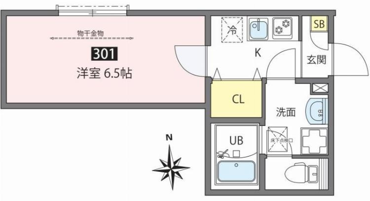 ANNEX三河島の間取り|間取り図