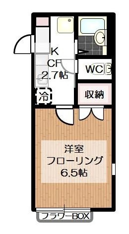 シーダーベルクＢの間取り