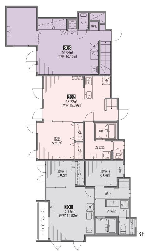 リーフテラス仙川の間取り|間取り図