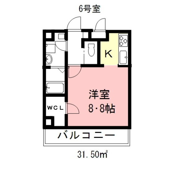 オアシス柳ヶ瀬ビルの間取り