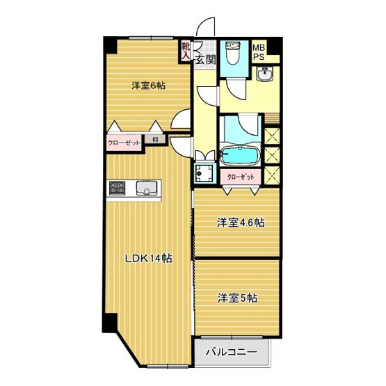 【間取り】 | まんしょん中目黒