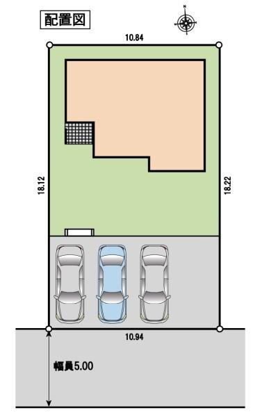 いろどりアイタウン前橋市朝倉町の区画図|区画図