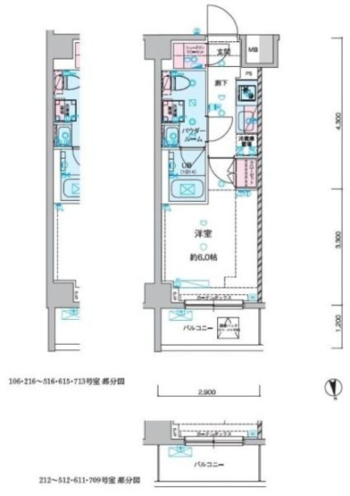 【間取り】 | ジェノヴィア谷塚