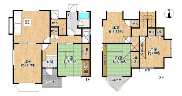 【間取り】 | 須磨区東白川台3丁目　中古戸建