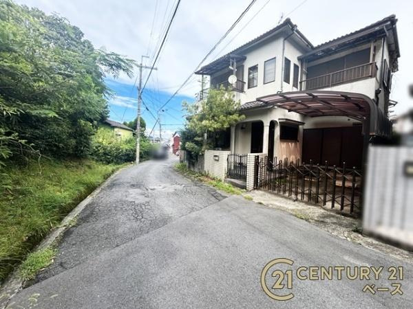 大和高田市築山　一戸建の前面道路含む現地写真|■現地撮影写真■前面道路は４ｍ以上！