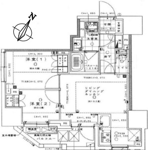 ライオンズ千代田岩本町ミレスの間取り