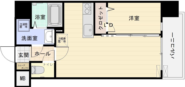 【間取り】 | リバティR TENJIN
