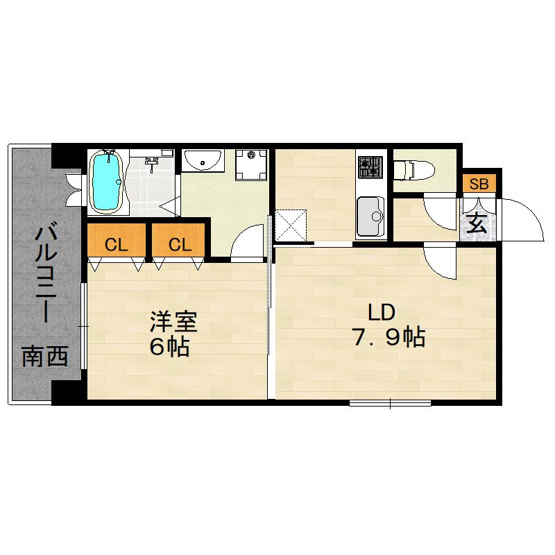 【間取り】 | エンクレスト日赤通り