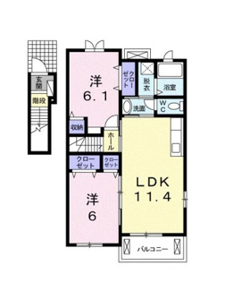 【間取り】 | シャトレー　ポワリエ　Ａ