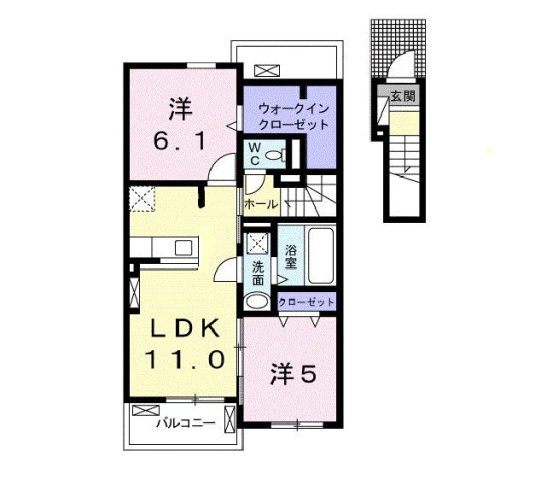 【間取り】 | グランドソレイユ松栄　Ⅰ