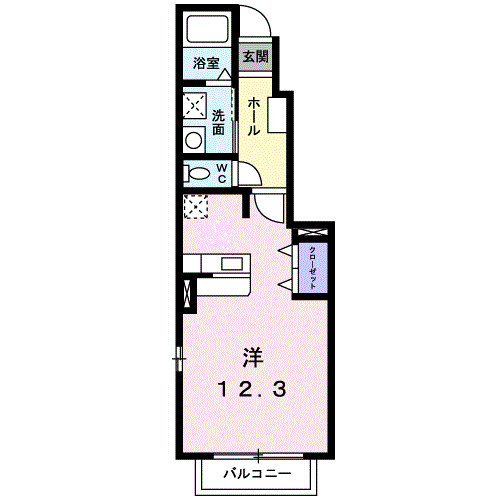 【間取り】 | ラスミンコンド　Ａ