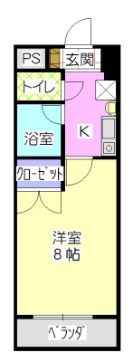 アミティエⅠの間取り