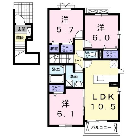 ベル　グランツの間取り