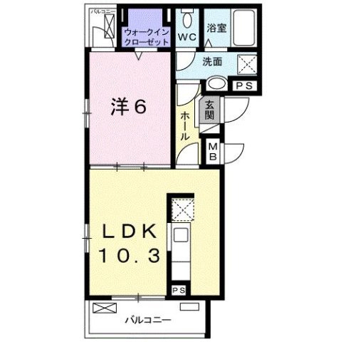 ベルメゾンⅡの間取り