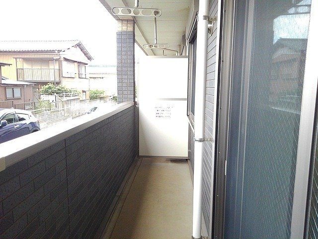 セレーノみのりＣのバルコニー